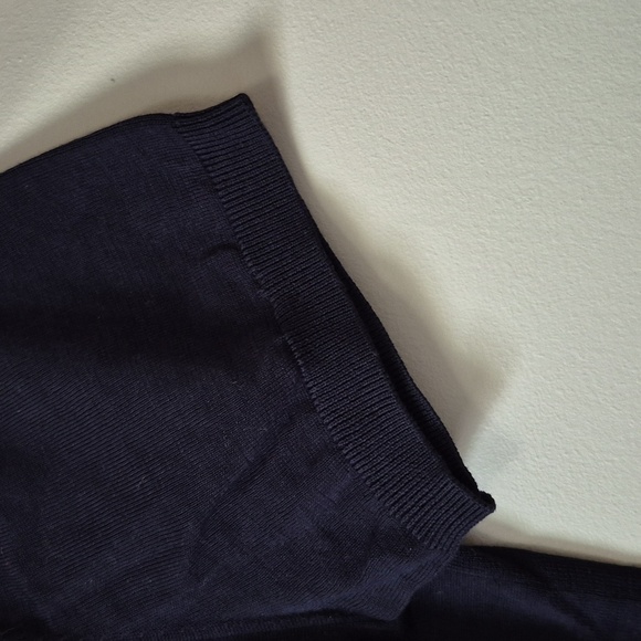 COS Blue Polo Shirt Classic Preppy Cotton Lightweight Knit Design, Size S - Picture 3 of 9